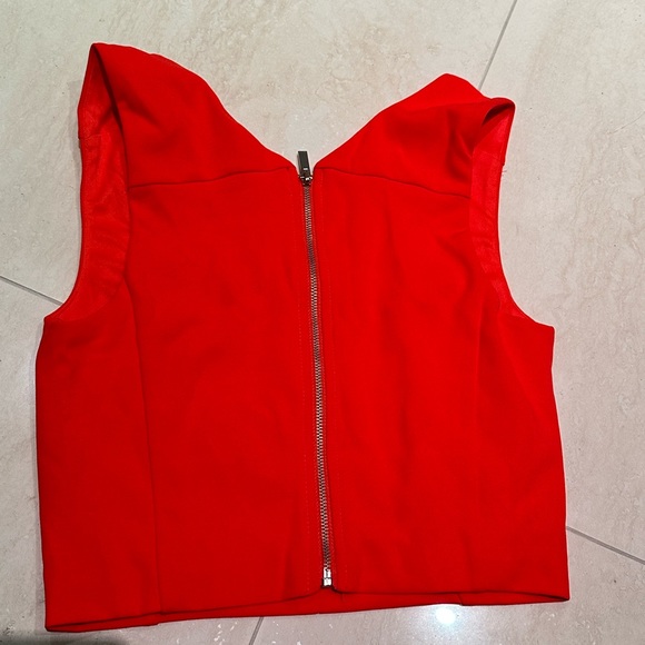 Dynamite coral crop top - Picture 2 of 2